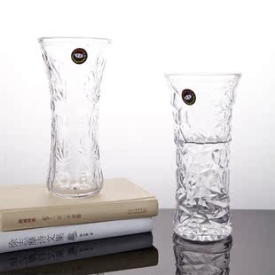 简约时尚风格透明玻璃花瓶水培玻璃花瓶客厅插花瓶花绿植瓶