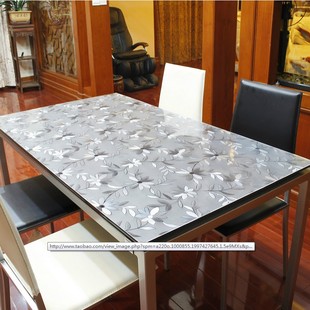 软保护桌面玫瑰花软性玻璃水晶板防水桌布.花朵水晶板防水印水晶