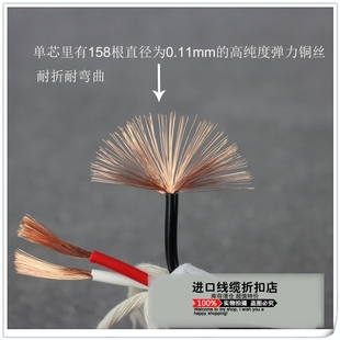 原装日本3芯1.5平方电源线 拖链电缆 进口细丝耐折 耐油阻燃抗冻