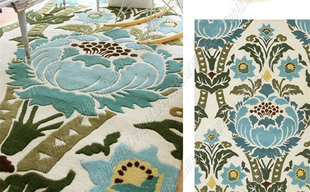 正品腈纶地毯客厅卧室书房会议室花卉彩色中式西式简约现代包邮