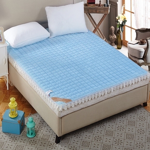 席梦思床垫薄床褥保暖防滑床护垫水晶绒床垫褥子垫被1.5米1.8m床