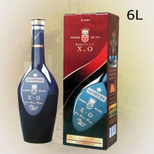 法国菲亚利特醇白兰地XO洋酒经典陶瓷瓶高档瓶装40度6L/12斤