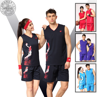 夏季情侣运动套装 户外时尚套装情侣套装 篮球服套装  篮球服定制