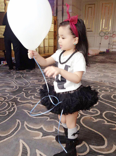 2015新款童装女童韩版黑色层层蛋糕短裙蓬蓬裙公主裙半身裙