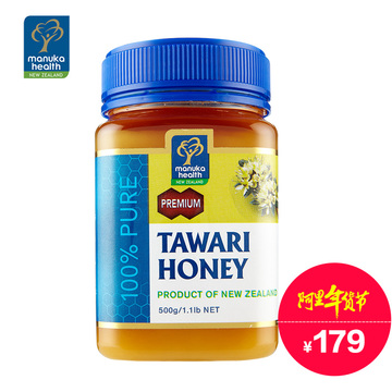 蜜纽康新西兰原装进口蜂蜜野生塔瓦瑞儿童宝宝蜂蜜500g