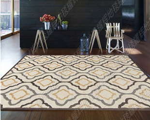 正品腈纶地毯客厅卧室书房会议室米色格子现代简约北欧宜家几何