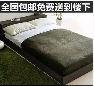 特价 板式床 1.2 1.5 1.8米单 双人床 宾馆床 包邮储物床榻榻米床