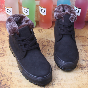 2015冬季正品高帮雪地靴女式棉鞋 韩版厚底加绒保暖休闲学生短靴