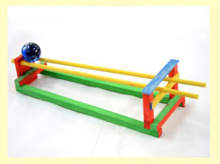 2015最新儿童益智玩具 教学用具科学实验DIY 双轨怪坡科技小制作