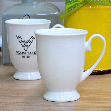 新款 马克杯|拿铁咖啡杯|唐山骨质瓷奶茶杯子|水杯350毫升皇室杯