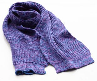 韩版冬季男女针织毛线围巾 韩国百搭加长加厚款学生保暖围巾