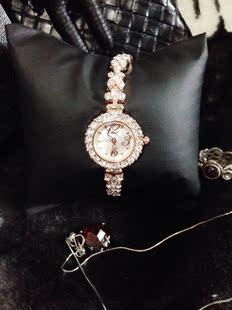 秋季新款 手表镶钻玫瑰金色女表 手链时尚简约潮流女腕表 包邮