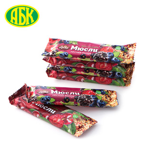 ABK 俄罗斯DiYes野生水果谷物棒25gX6（草莓+樱桃）