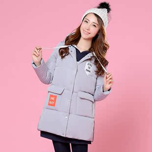 品牌少女大学生冬装14-15-16-17-18岁初中高中生休闲棉衣加厚外套