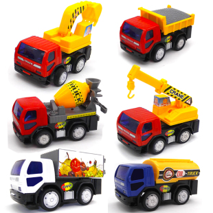 儿童玩具车模型惯性汽车玩具宝宝工程车小男孩小汽车套装