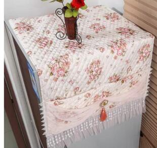 浪漫佳人冰箱罩冰箱防尘罩冰箱套单 双 对开门韩版布艺加厚绗缝