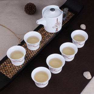 包邮雪花釉茶具功夫茶具 陶瓷茶具特价茶壶茶杯茶海特价 茶道必备