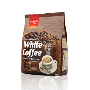 马来西亚进口白咖啡怡保super炭烧经典原味三合一600g包邮coffee