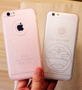新款苹果iphone6 6S 6plus 5s手机壳可爱闪粉卡通手机套软外壳套