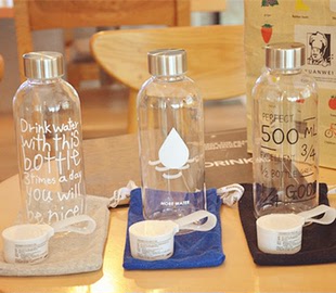 韩国your bottle塑料随手水杯创意便携带盖学生运动透明随行杯子