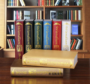 欧式复古装饰书 家居摆件模型书 道具书 摄影书盒仿真书 假书
