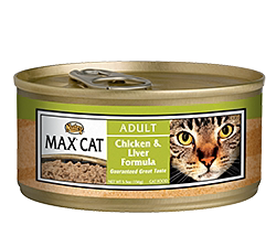 美国代购 美士MAX CAT猫罐成猫鸡肉及肝156克 22省12个包快递