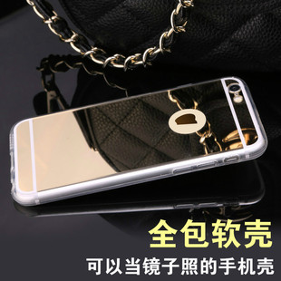 iphone6/6s/6plus手机壳苹果奢华硅胶手机套5.5寸镜面外壳保护壳