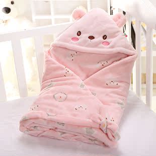 婴儿抱被新生儿春夏季纯棉包被薄款宝宝抱毯包巾秋冬婴童用品包邮
