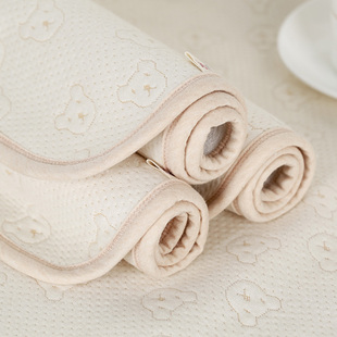 有机彩棉婴儿隔尿垫秋冬竹纤维宝宝儿童纯棉加大防水透气可洗床垫