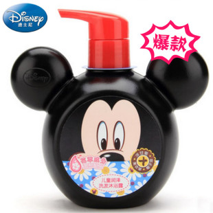 迪士尼|Disney 洋甘菊提取物柔嫩光幼儿儿童润泽洗发沐浴露252g