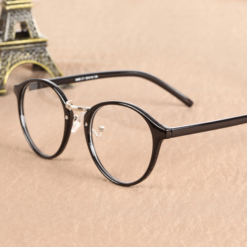 乐邦 复古女士韩版眼镜框 防辐射近视眼镜架 配眼镜成品TR90镜架