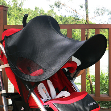 【正品】婴儿推车遮阳棚防紫外线布遮光蓬宝宝防风雨伞防晒罩通用