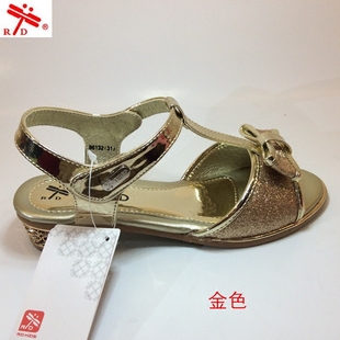 正品台湾红蜻蜓企业RD中童女公主鞋夏季沙滩鞋中童女凉鞋86132
