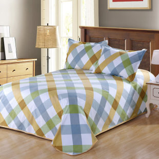 老粗布床单单件 纯棉加厚双人被单全棉布1.5米1.8m2.0床加大床单