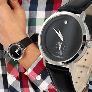 正品男款手表皮带手表男士学生表石英表品质新款腕表潮流男子手表