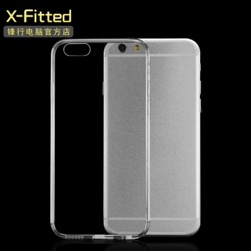 X-FITTED iPhone6超薄透明保护套 苹果6Plus防摔 手机壳IP6外壳