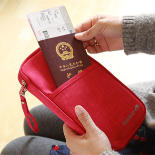 新款时尚旅行护照包多功能钱包收纳包大机票夹证件包手包韩国卡包