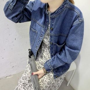 2015秋季新款韩版口袋设计款版型超好休闲牛仔外套