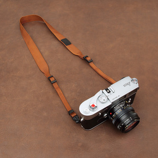 cam-in 简约款通用单反数码照相机背带 微单摄影肩带 棕色cam1855