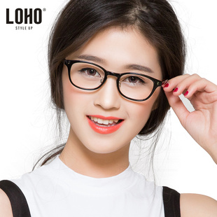 loho时尚复古眼镜框 女圆脸光学近视眼镜全框男款眼镜架YH4005