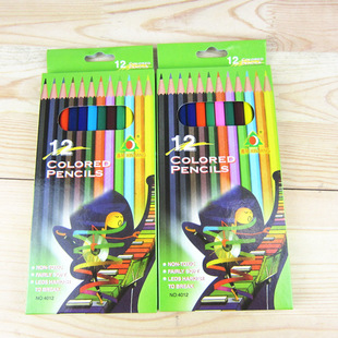 12色彩色铅笔 秘密的花园专用涂鸦绘画彩笔 填色彩铅笔