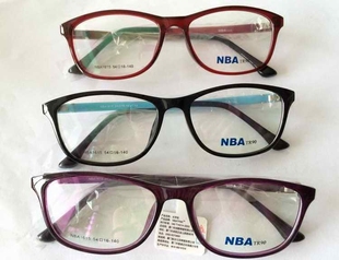 新款NBA1615 款超轻TR90全框眼镜架眼镜框配成品近视眼镜