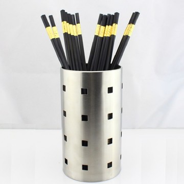 不锈钢筷子筒 无磁超值 时尚筷子笼简约造型 厨房筷子盒j2k4y7