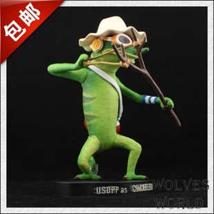 海贼王15周年纪念版手办乌索普手办动物摆件蜥蜴造型模型动漫玩偶
