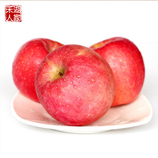 苹果水果正宗山东烟台栖霞红富士新鲜苹果原生态山地小苹果