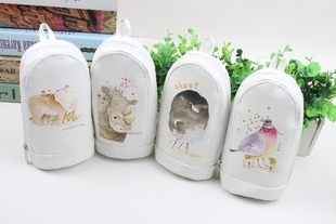 包邮 艾凡格动物农场书包笔袋 创意时尚韩国文具 可爱小学生笔盒