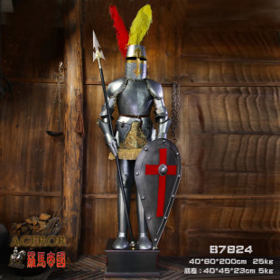 咖啡馆装饰/斯巴达300勇士/欧洲中世纪骑士盔甲/西洋装饰品B7824