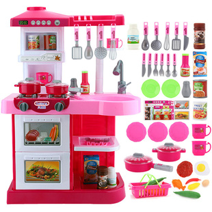 餐厨玩具猪猪侠厨房用具儿童互动做饭过家家餐具仿真厨房餐具套装