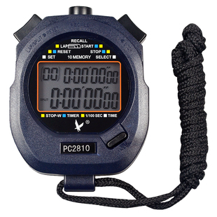 秒表计时器天福PC2810裁判学生10道三排60道田径跑步电子表倒计时