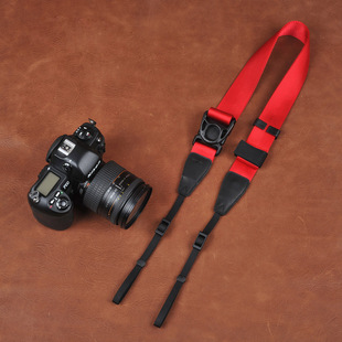 cam-in 忍者相机背带单反相机背带 微单摄影肩带红色cam8813